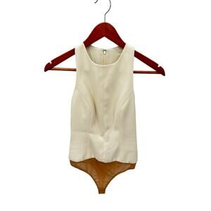 TOCCIN NY NWT Ivory Thong Bodysuit // XS